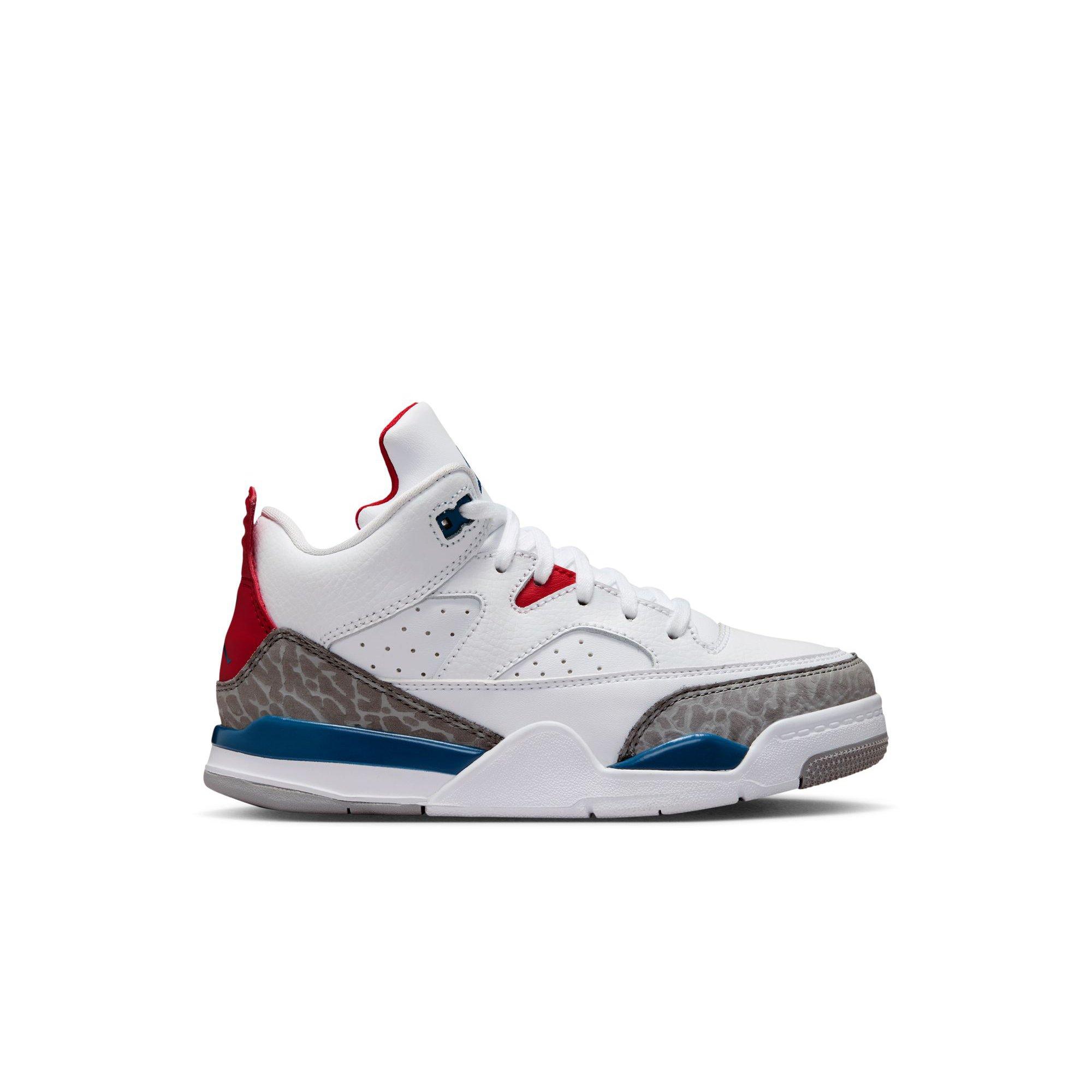 Jordan Son of Mars Low "White/True Blue/Varsity Red" Preschool Boys' Shoe - WHITE/BLUE